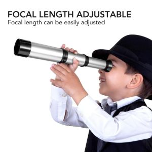 DIVATEN Adjustable Pirate Telescope Monocular Educational Kid Telescope Portable Mini Size Toy Telescope Birthday Gift