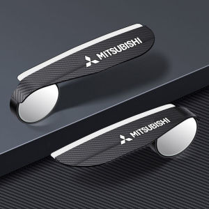 2pcs car rearview mirror rain shield and rain eyebrow 360 degree blind spot assist mirror suitable for Mitsubishi Pajero Outlander Lancer Eclipse EVO Galant cars