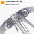 Boats Anchor Folding Weed Razor 4 Claw Anchor Sickle Water Grass Plants Cutter With Rope Landscape Lake Weed Tool. 