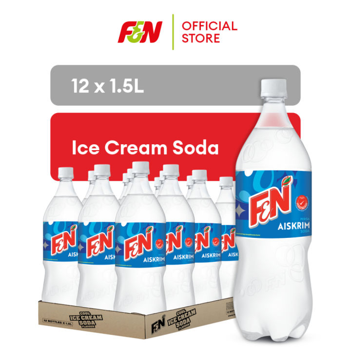 F&N Ice Cream Soda 1.5L X 12 | Lazada