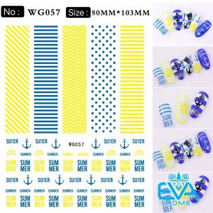 Miếng Dán Móng Tay 3D Nail Sticker Tráng Trí Hoa Văn Hoạ Tiết Barcelona F007