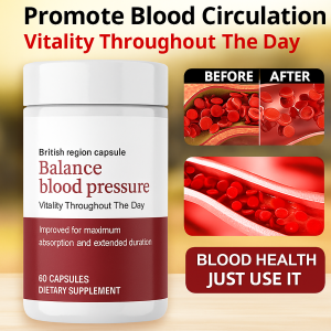 Blood Pressure Balancing Capsules Blood Vessel Cleansing Capsules Supports Cardiovascular Health Blood Sugar Balancing Supplements Nitric Oxide Capsules