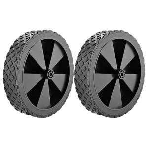 2PCS Replacement Wheels Suitable For Folding Camping Carts Tool Less Installation Durability Rubber Tires Easy Assembly