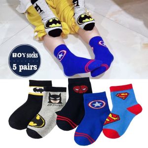 5Pairs Korean Style Cute Sweet Socks Kids Ins Middle Summer Socks Girls Tube Cotton Cute Socks