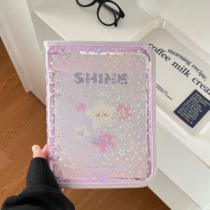 COUPLECOL Phong cách Hàn Quốc Bìa album ảnh Chất kết dính A5 PVC Túi đựng thẻ Bộ sưu tập vật tư Dễ thương Ví đựng thẻ ảnh Bộ sưu tập thẻ ảnh