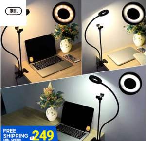 MGall Original Mixes Shop Photo Studio Selfie LED Ring Light 3 IN 1 5 IN 1with CellPhone Mobile Holder Universal