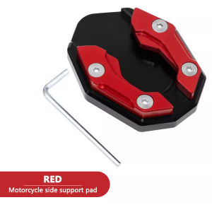 BLALION Anti-slip Motorcycle Side Stand Cover Aluminum Alloy Universal Motorcycle Bicycle Foot Extension Kickstand Accessories