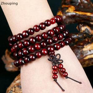 【ZP】 Cute Jewerry Sandalwood Tibetan Buddhism Mala Sandal Prayer Beads 108 Beads Bracelet Necklace
