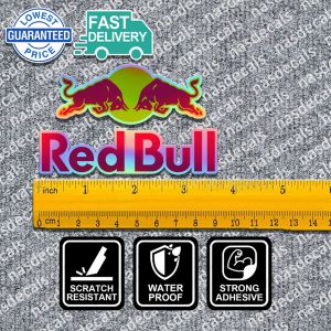 RED BULL Stickers for Motorcycle Sticker Waterproof Motor Helmet Sticker Hologram Vinyl Stikerss Motorcycle Decals