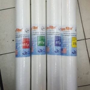Catridge Sediment Filter Air Spun Nano Filter 20" variasi 01 mikron 03 mikron 05 mikron 10 mikron