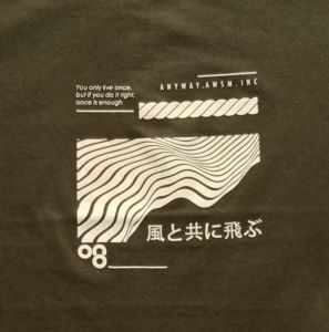 Anyway Kaos Pendek "08" Army 719