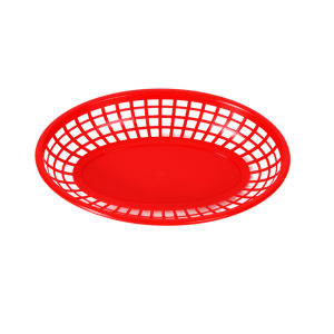 Food Serving Tray Food Basket Tray For Wings Nachos Fries Appetizer Fry Oval Fast Food Platter