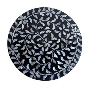 SHUSHABA Creative Round Shell Placemat Nordic Handmade Decorative Table Mat Modern European-style Heat Insulation Pad Dinner Decoration