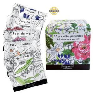 Fragonard Set of 20 in 1 Travel Perfume Sachets Gift Box by Senteurs de Provence since 2004