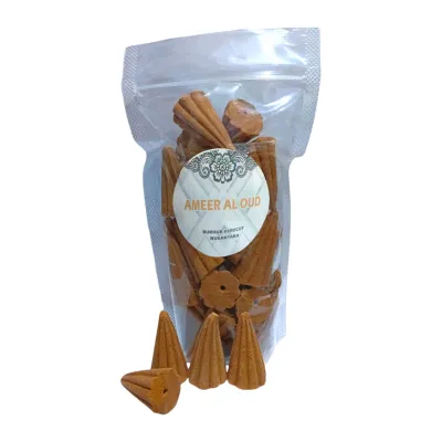 Bukhur dupa kerucut isi 25pcs dupa tumpeng buhur gahru haromain wewangian aroma terapi bakhor krucut