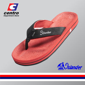Islander 1077-L/1087-LB Outdoor Slippers BlueBlack/RedBlack(Size 7-11)