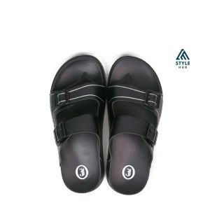 StyleHub Eclat Fusion | Sandal Joemen Casual Slop - SlipOn Trendy Gold Silver S 083