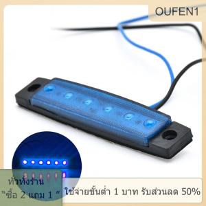 [COD] PkYeG TOOL 1ชิ้นตัวชี้วัดด้านข้างรถบรรทุกรถพ่วงไฟเบรคหลังไฟท้าย6LED สัญญาณเตือน12โวลต์ 24โวลต์