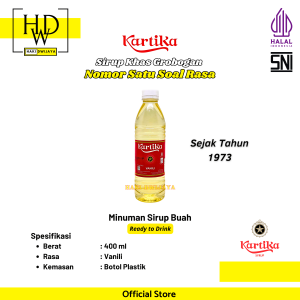 [400ml] Kartika Sirup Aneka Rasa Segar Pilihan Keluarga Cocok untuk Acara & Sehari-hari