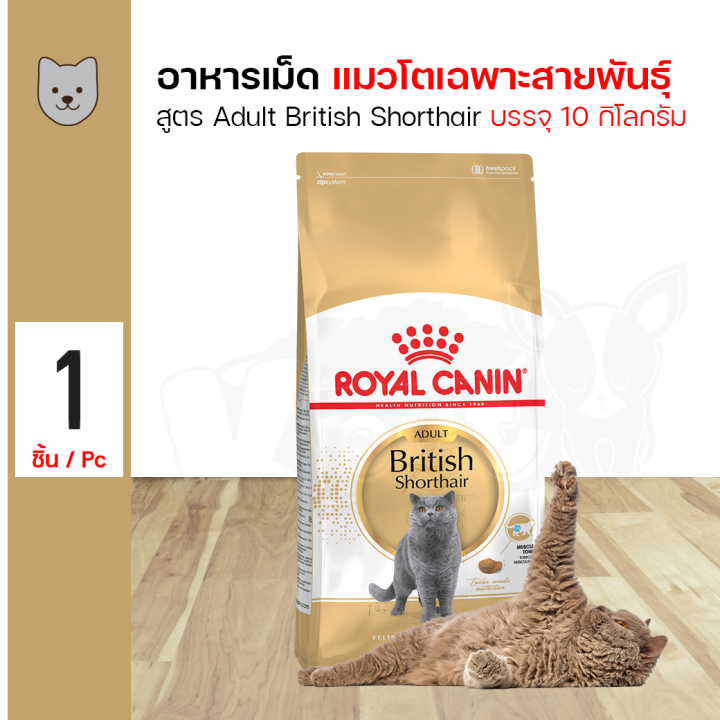 Royal Canin Adult British Shorthair อาหารแมวบริติช ชอร์ตแฮร์บำรุงขน