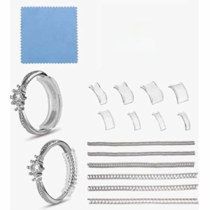 COLORF 15/26Pcs Invisible Design Ring Size Adjusters Transparent Silicone Ring Spacers Rings Accessories No Resizing Needed Ring Guards for Loose Rings Loose Rings