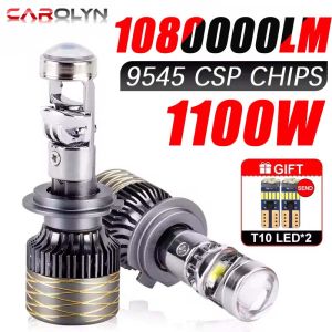 [Local stock] CAMOTO H7 H11 1100W H4 LED Headlight Mini Lens Projector LHD/RHD 9005/9006 Auto Hi/Low Beam STG 1080000LM Canbus Bulb For Car/Motor 12V 24V