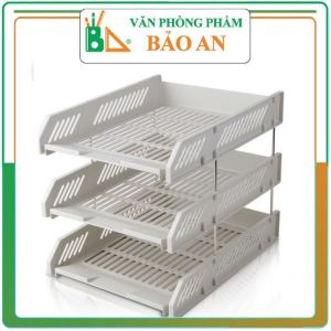 Khay Tài Liệu 3 Tầng Sunwood Tiện Dụng màu giao ngẫu nhiên .Sản phẩm dùng để tài liệu giúp cho văn phòng bàn làm việc thêm ngăn nắp
