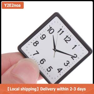 【Local shipping】 1:12 Scale Resin Dollhouse Miniature Wall Clock Home Decor Accessories Toy