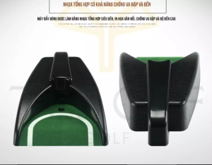 Máy hồi bóng golf tự động sử dụng cho cú đánh Putt khi golfer đánh bóng vào máy bóng sẽ lập tức được đẩy lại vị trí cũ