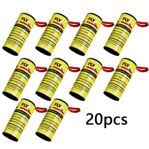 20 Rolls Sticky Fly Paper Ribbon Hanging Fly Trap Easy Catch Insects Flies  Fruit Flies