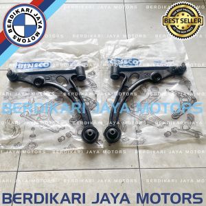 SAYAP BAWAH LOWER ARM ASSY WITH BALL BOLL BULL JOINT DAN BUSH BUSHING SUZUKI AERIO 2002 2003 2004 KANAN KIRI HARGA SATUAN MERK BENSCO MADE IN GERMANY