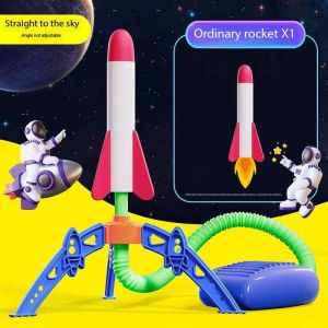 Timi Baby Flashing Flying Rocket toy for kids Foot-operated launcher Angle-adjustable children outdoor sports
