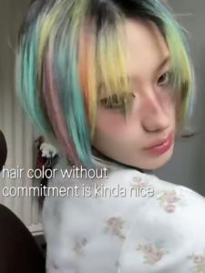 Hair Chalk Comb Set Temporary Washable Hair Color Dye Kit for Kids Girls Party DIY Hair Styling