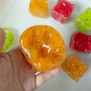 DITIPOO Mô phỏng Đồ chơi mềm dẻo Phục hồi chậm Thư giãn ngón tay Bóng cảm giác giác quan Sáng tạo Kawaii Bánh phô mai mềm Trẻ em Người lớn