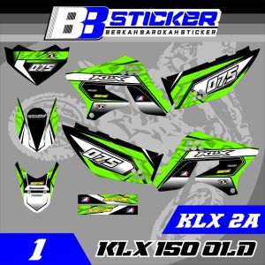 Sticker Striping Kawasaki KLX Lama Stiker Variasi Motor KLX Old KODE KLX 2A