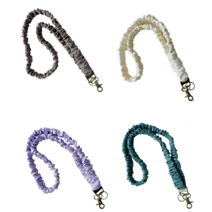 Colorful Elastic Lanyard For Key And Holder Elastic Neck Lanyard For Student Teachers Nurses Office Workers
