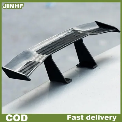 JINHF Cánh lướt gió mini thông dụng cho xe hơi CÁNH LƯỚT gió trang trí đuôi sau bằng sợi carbon
