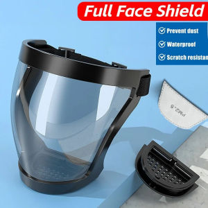 Work Full Face Protector Shield Protection Mask Transparent Facial Protector Face Protective Screen