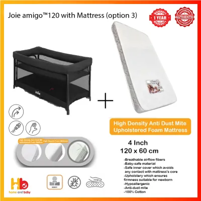 Joie amigo™120 One-Hand Fold Travel Cot