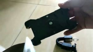 Holder Motor Kaca Spion HM-06 & Holder Hp Gps Putar 360 Derajat