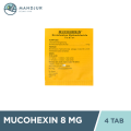 Mucohexin 8 mg 4 Tablet - Obat Pengencer Dahak. 