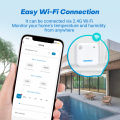 INKBIRD IBS-TH3 Wi-Fi อุณหภูมิความชื้น Sensor,ขนาดพกพา,เครื่องวัดอุณหภูมิในร่มและ Hygrometer 2-In-1 Sensor พร้อมสัญญาณเตือนอุณหภูมิ,ประวัติศาสตร์กราฟ,Data Cloud Storage,เหมาะสำหรับตู้เย็น,สัตว์เลื้อยคลาน Terrariums,กรณี,ห้องเก็บไวน์,Wareho. 