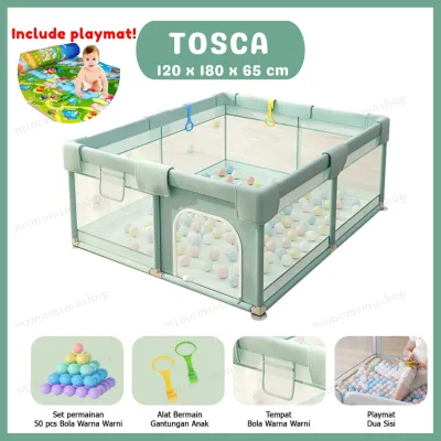 PAGAR BAYI ANAK / KOLAM TEMPAT BERMAIN MANDI BOLA - PLAYPEN PENGAMAN