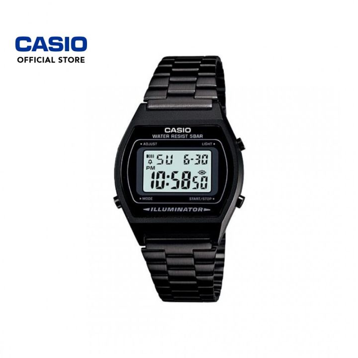 Casio Vintage B640WB-1A Black Stainless Steel Men Watch / Women Watch ...