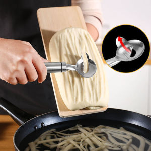 Dream Hunter Stainless Steel  Dough Cutter Spaghetti Pasta Maker Noodles Slicer Spaetzle Making Tool Manual