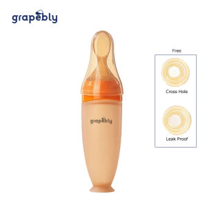 Grapebly Baby Silicone Food Feeder 120ml / 4oz - For Puree