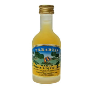 Paradise Mango Rum Liqueur Miniature 50ml.