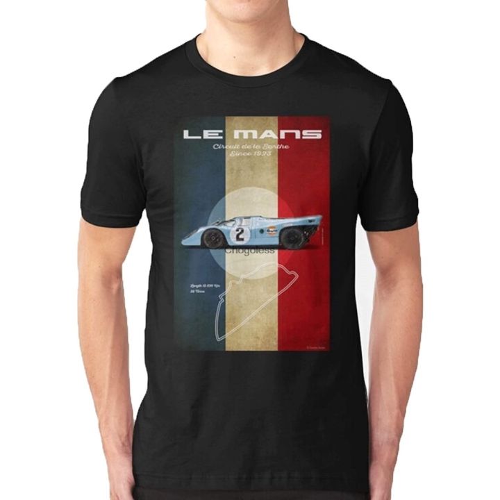 T-shirt RetroClassic Le Mans 1970 Gulf 917K - Voiture Course Légendaire - 100% Coton Homme