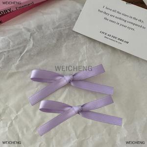 [COD] WEICHENG 2PCS Sweet Cute Bowknot Hair Clip Sweet Ballet Bow Hairpin Clip Korean Style All-match Hair Clips Girl Headwear Hair Accessories