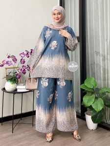 BISA COD - SETELAN WANITA WAKA-WAKA JUMBO MOTIF TIE DYE LAFA/ SATU SET BAJU DAN CELANA/ BAJU SETELAN